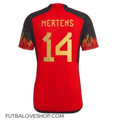 Dres Belgicko Dries Mertens #14 Domáci MS 2022 Krátky Rukáv